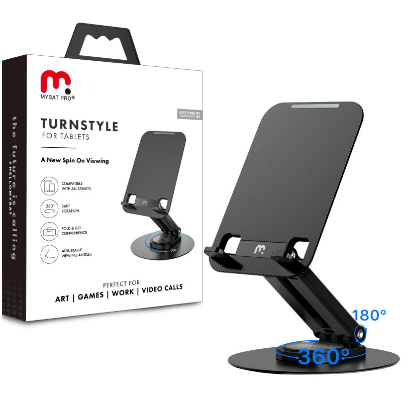 Soporte MYBAT TurnStyle con tablet en posicion vertical