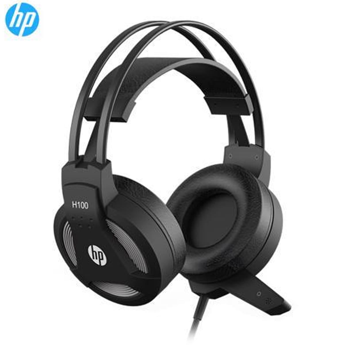 HP H100 audífonos gaming con micrófono – vista lateral