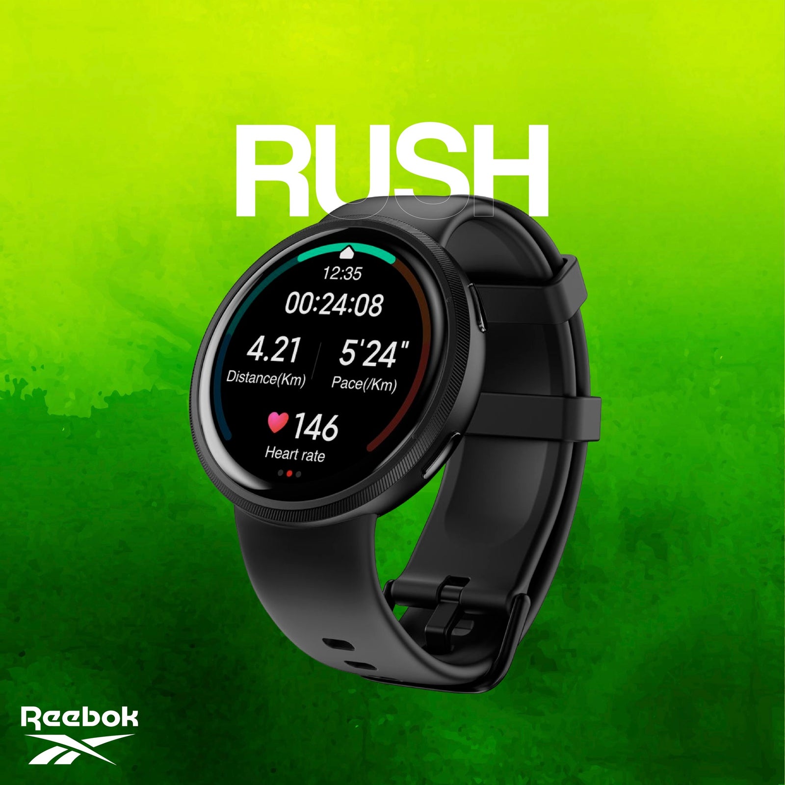 REEBOK RUSH SMARTWATCH VICTORY GOLD