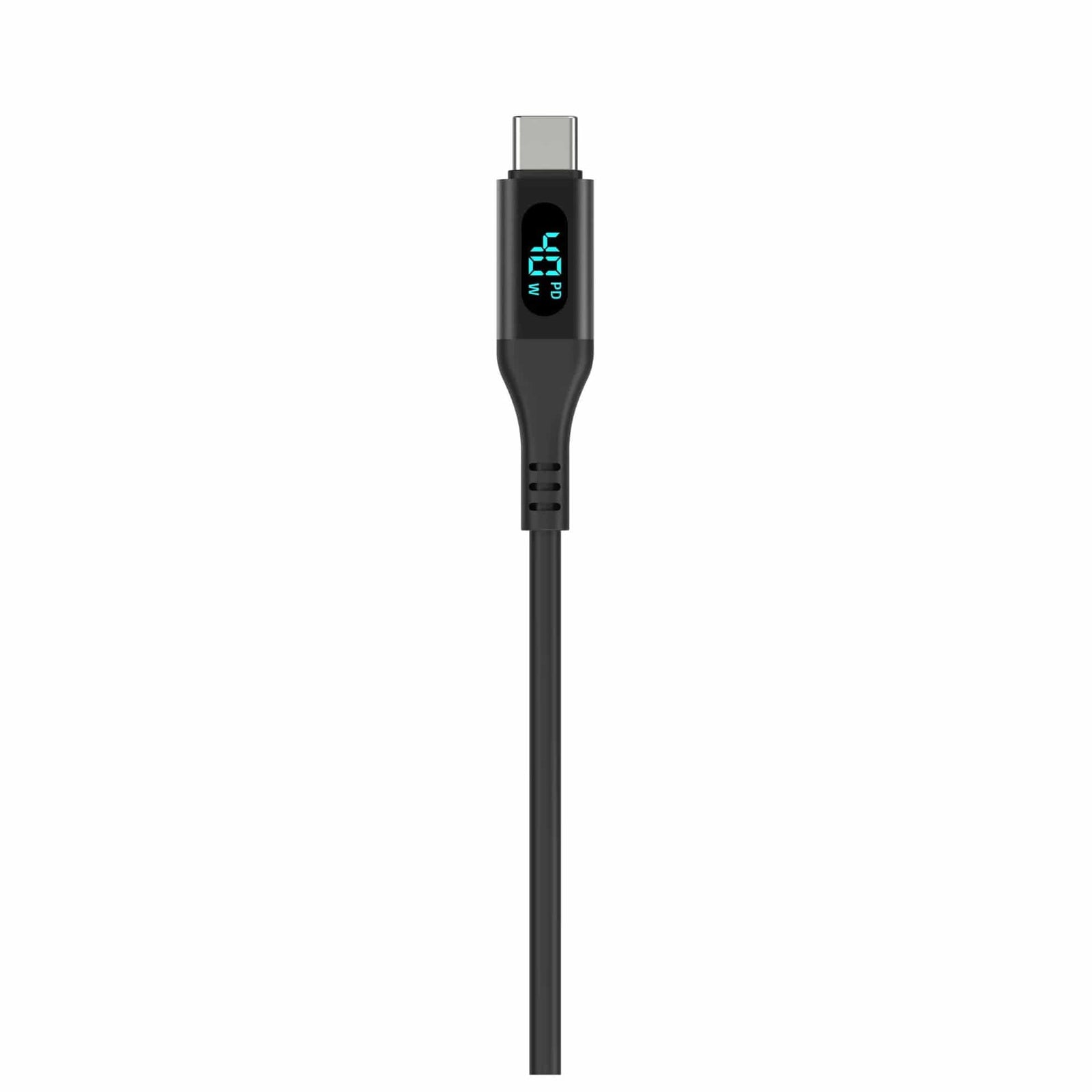 FUNCTION SMART CABLE 100W USB-C TO USB-C DIGITAL DISPLAY 1.5m BLACK