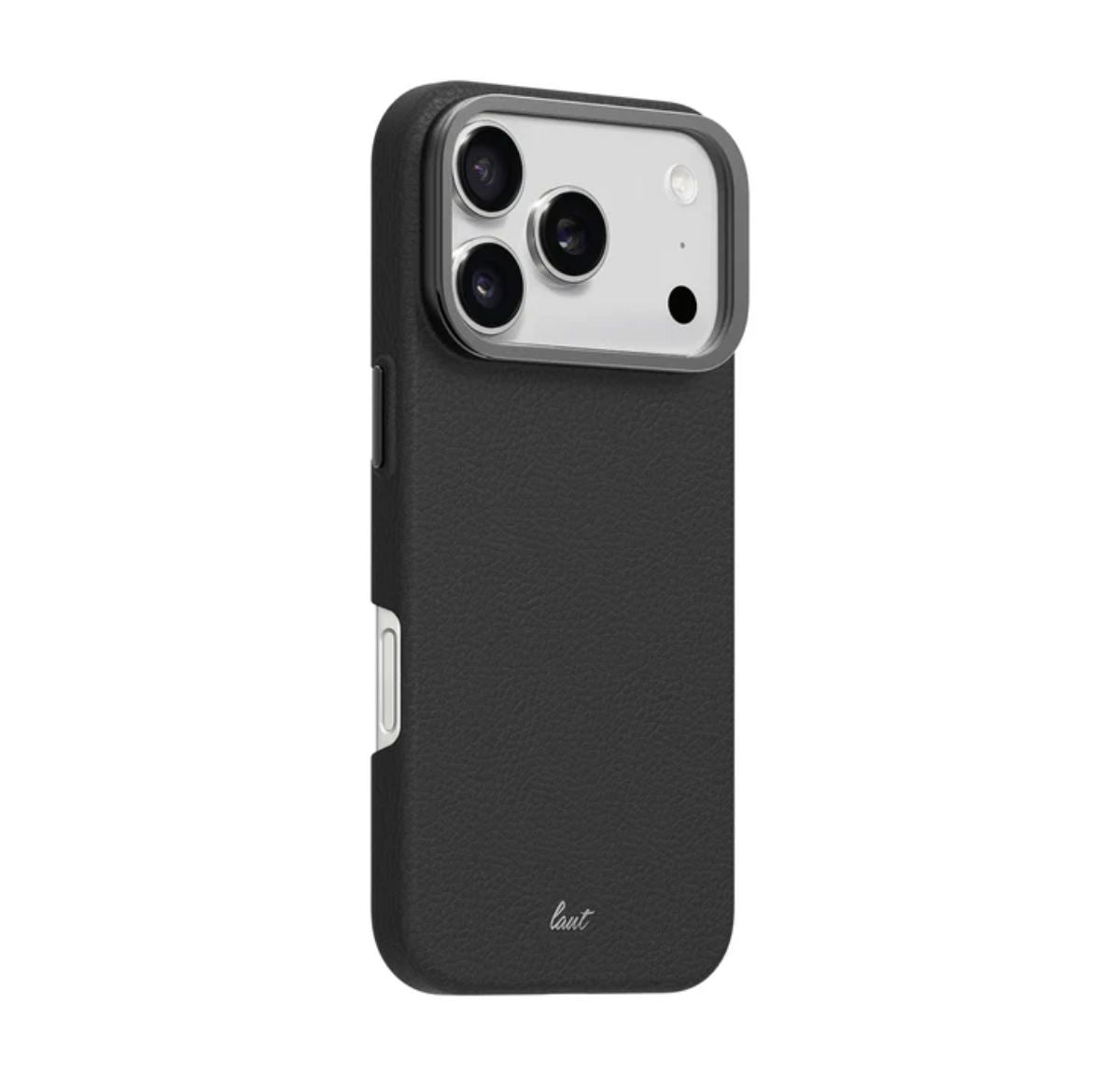 Case LAUT LUXEDGE para iPhone 17 con diseño premium en cuero sintético, compatibilidad MagSafe y soporte oculto integrado.
