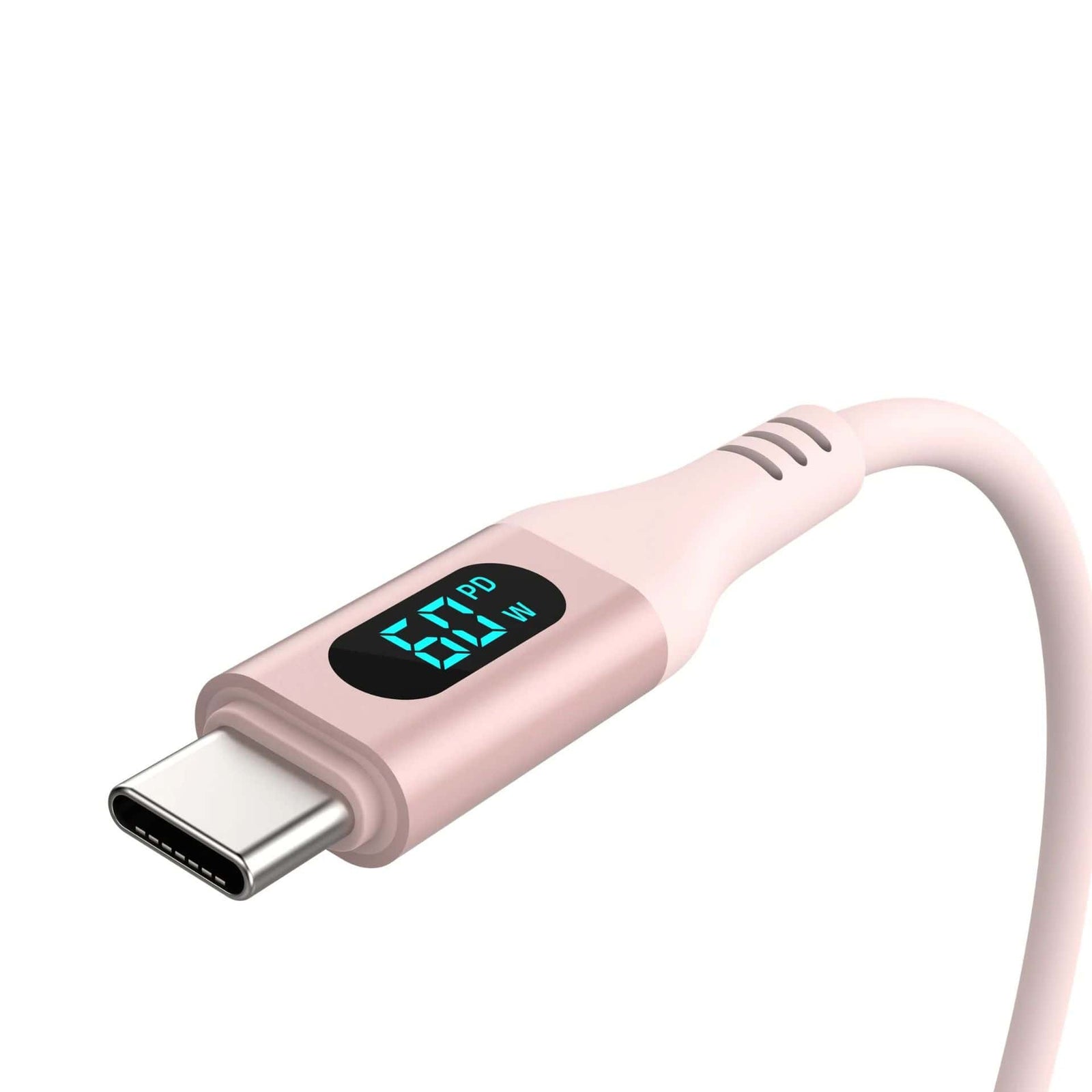 FUNCTION SMART CABLE 60W USB-C TO USB-C DIGITAL DISPLAY 1.5m BLUSH