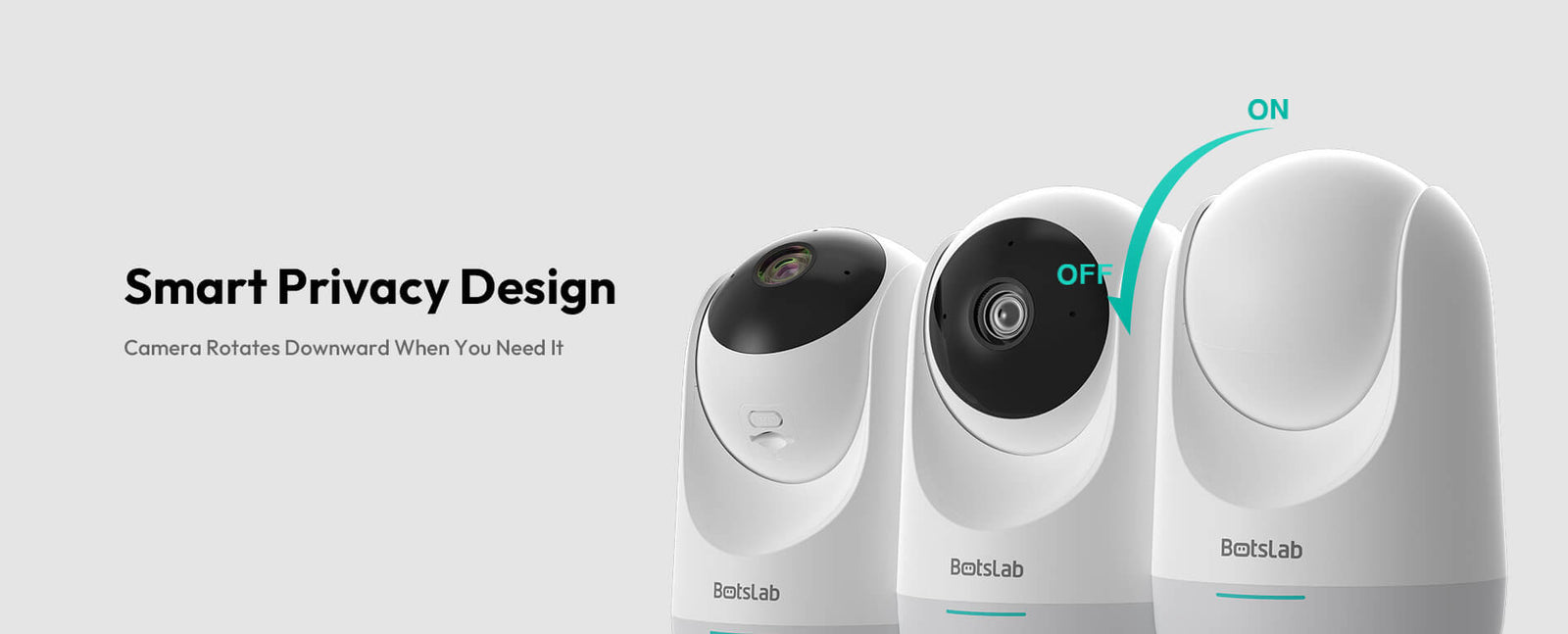 BOTSLAB CAMARA INTERIOR 2E 360° BLANCO