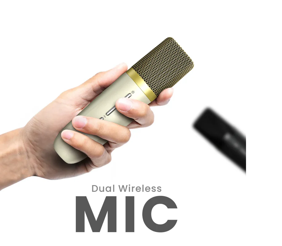 HIFUTURE VOCALIST 100 BOCINA CON MICROFONO BLUETOOTH SILVER