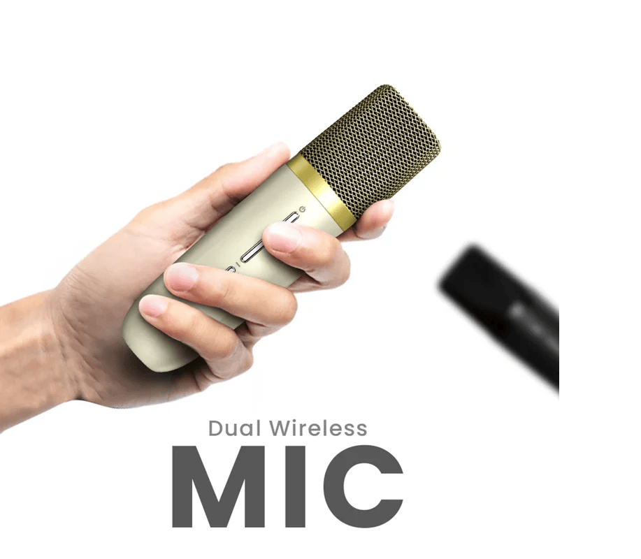 HIFUTURE VOCALIST 100 BOCINA CON MICROFONO BLUETOOTH SILVER