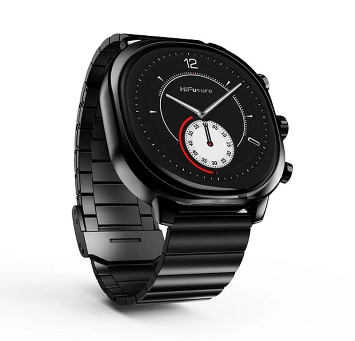 HIFUTURE AIX STAINLESS STEEL SMARTWATCH NEGRO