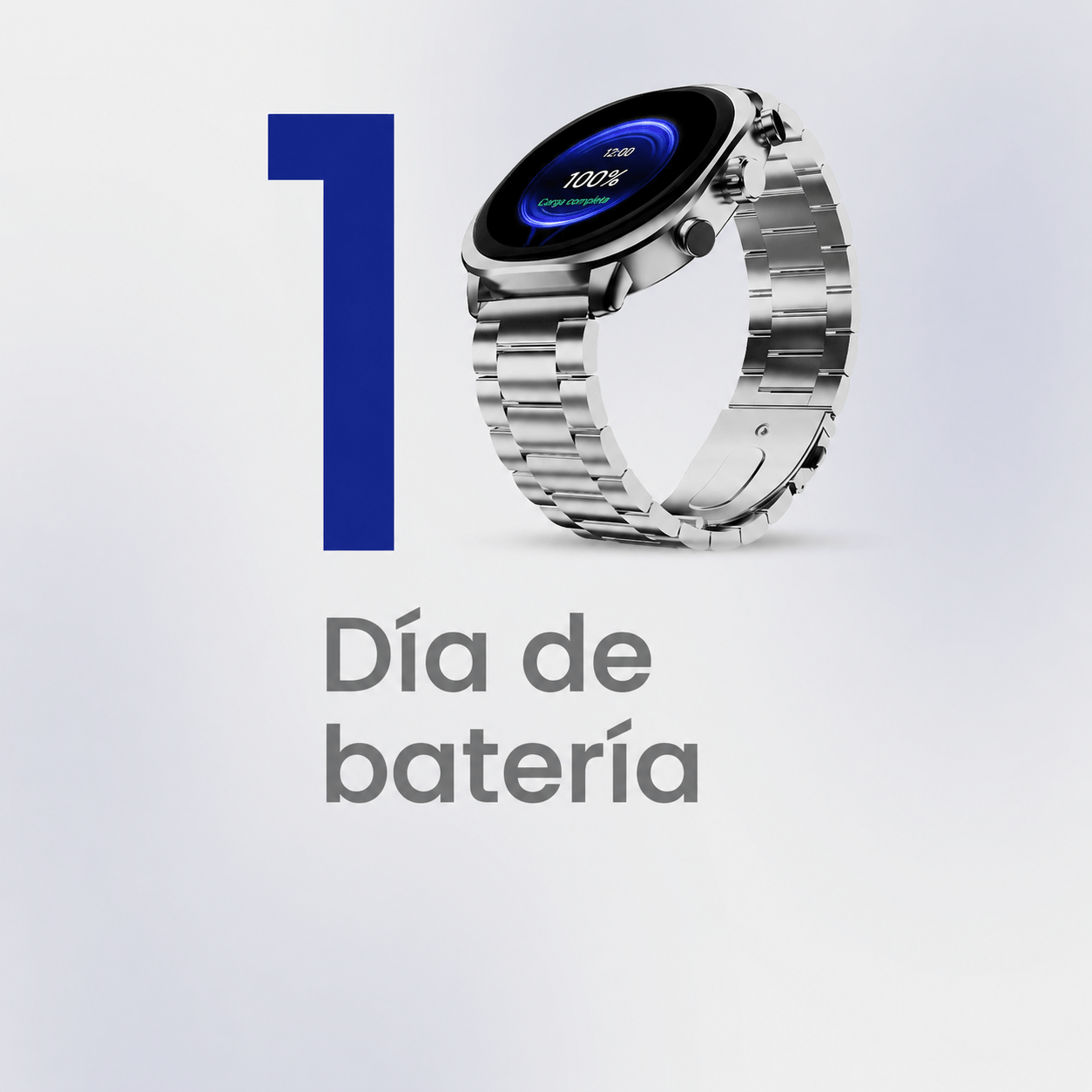 HIFUTURE AIX STAINLESS STEEL SMARTWATCH SILVER
