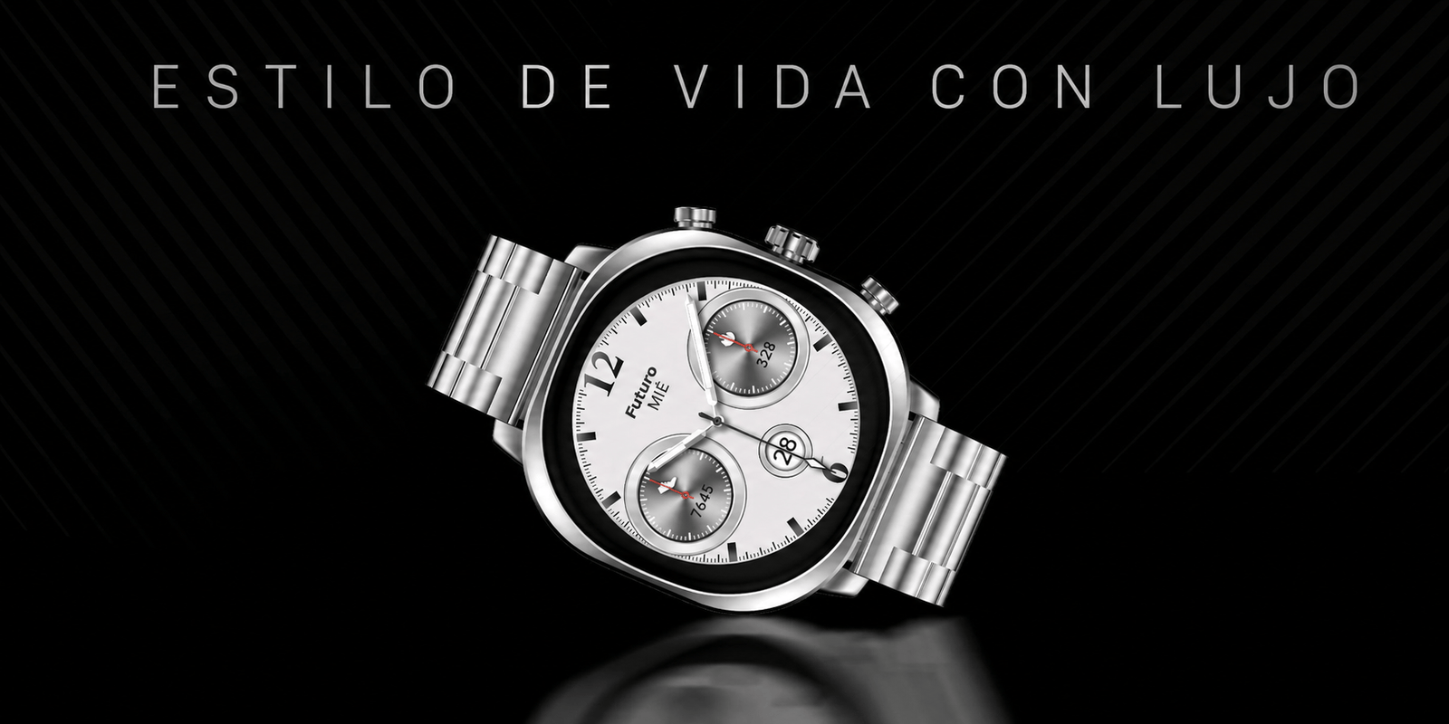HIFUTURE AIX STAINLESS STEEL SMARTWATCH SILVER