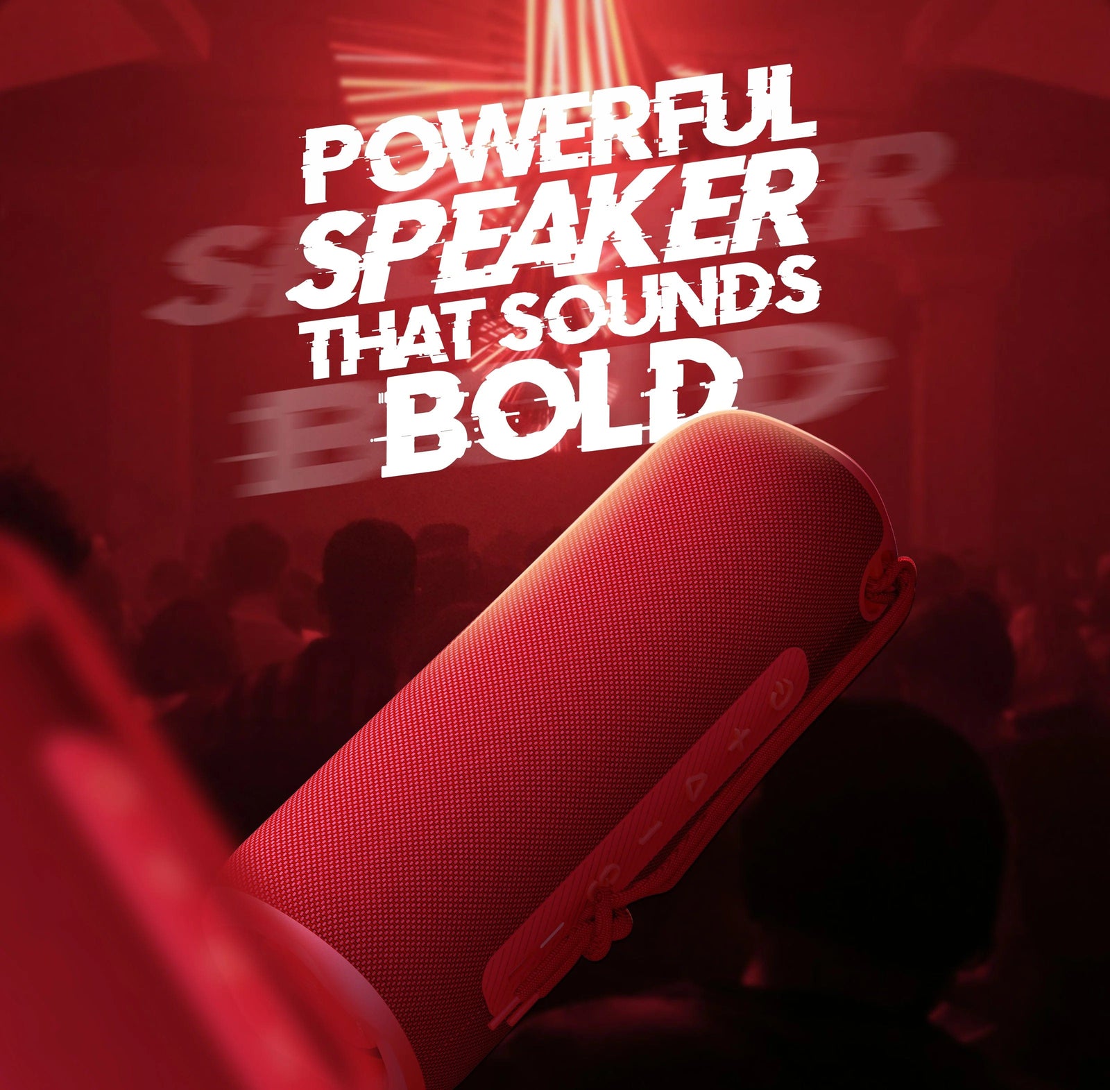 HIFUTURE ALPHA BOCINA BLUETOOTH ROJA