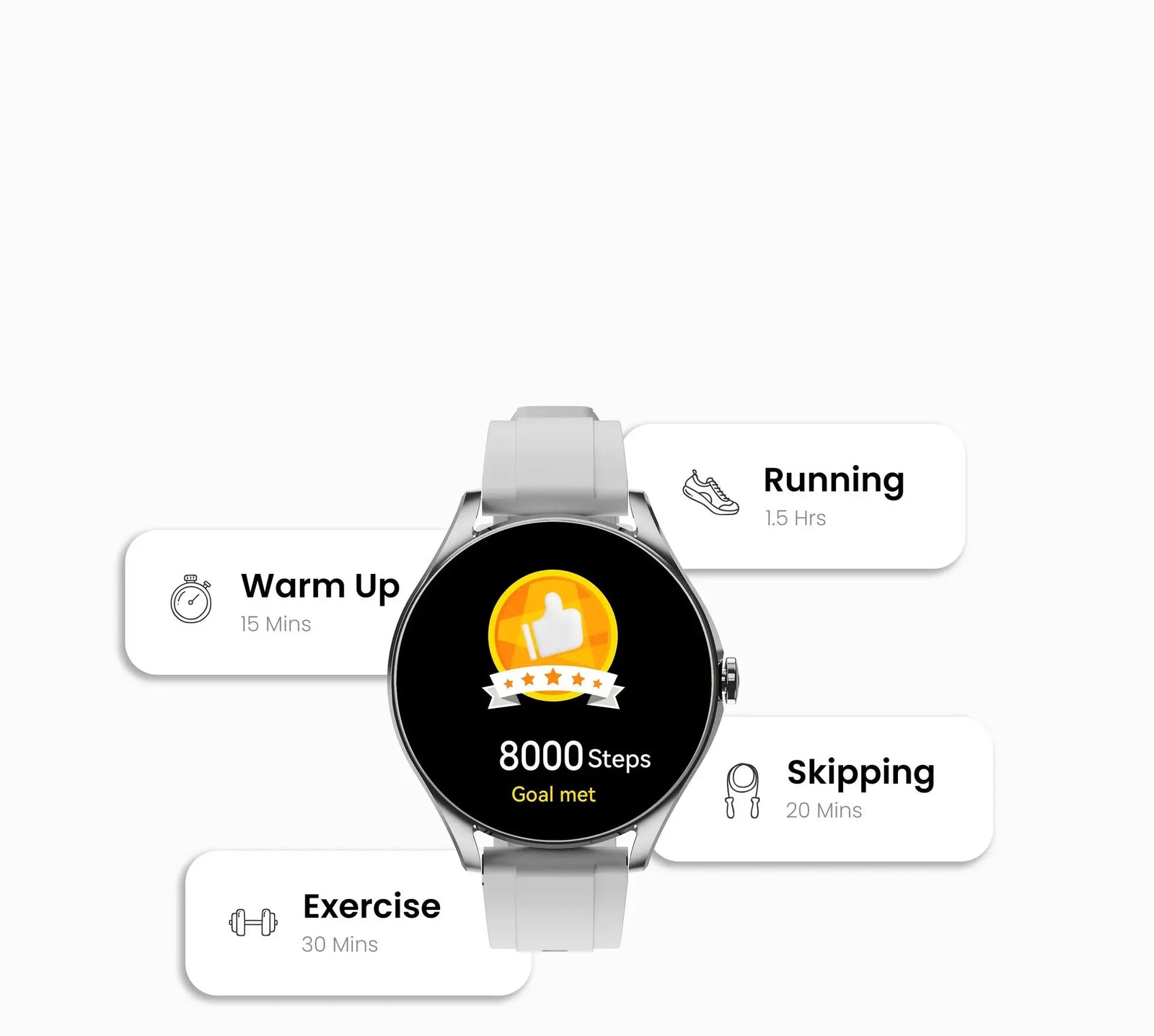 HIFUTURE AURA2 SMARTWATCH SILVER