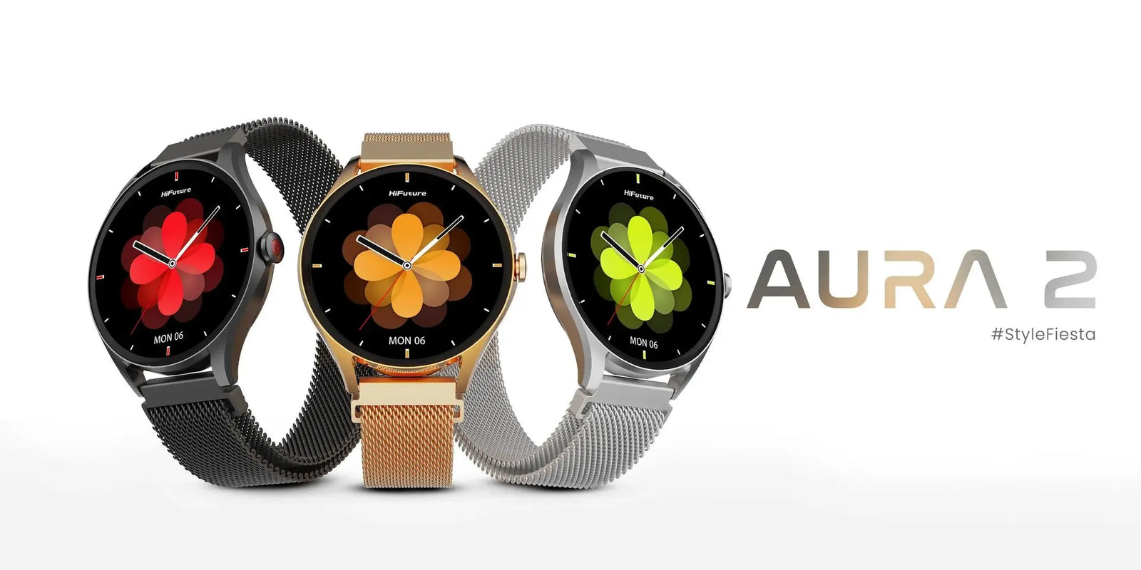 HIFUTURE AURA2 SMARTWATCH SILVER