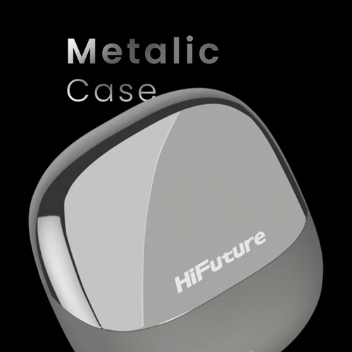 HIFUTURE CHROMEBUDS ANC TWS EARPHONE METALLIC GREY