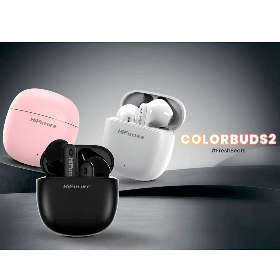 HIFUTURE COLORBUDS2 TRUE WIRELESS AUDIFONO ROSADO