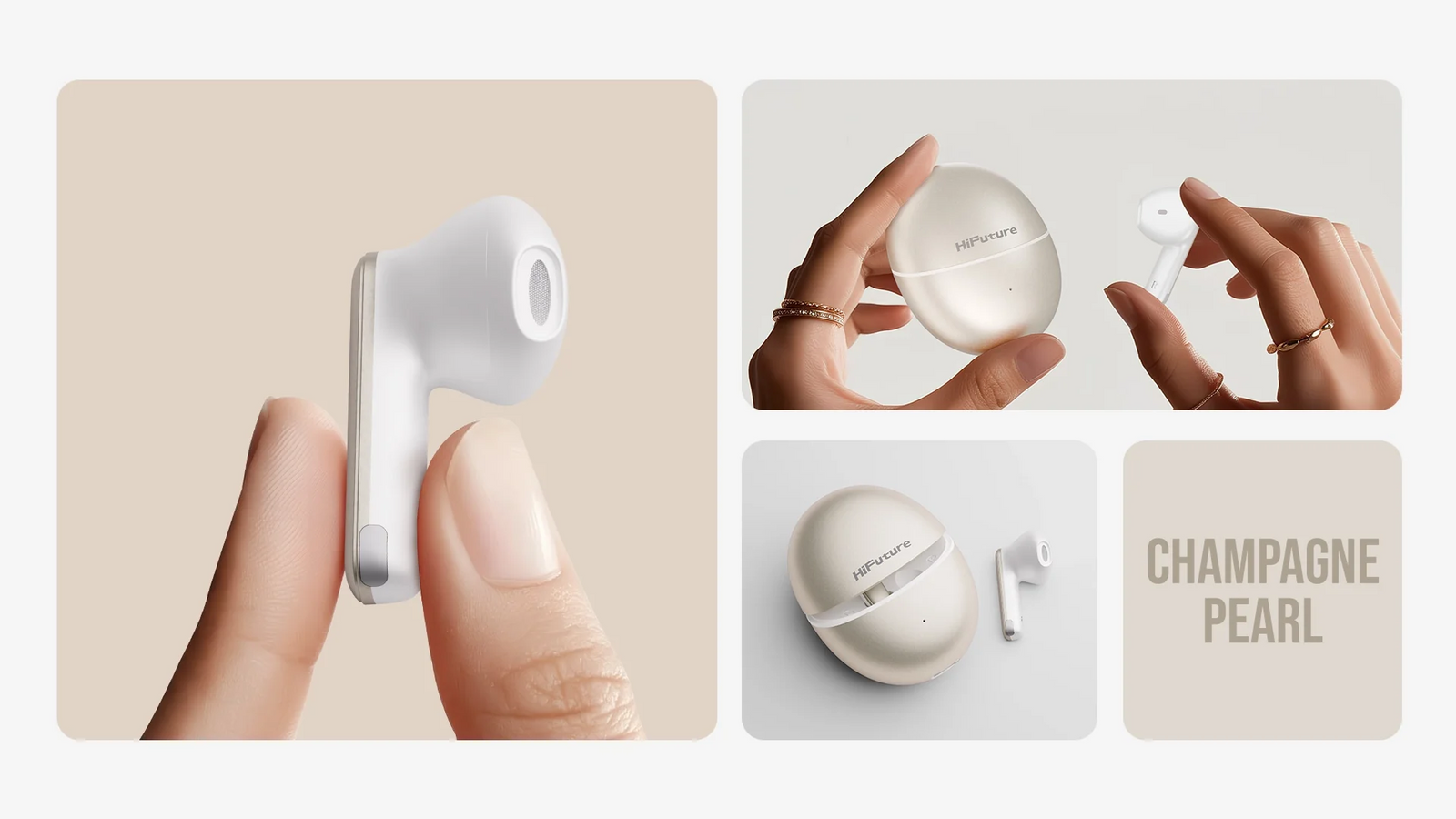 HIFUTURE COLORBUDS3 TRENDY TRUE WIRELESS TITANIUM