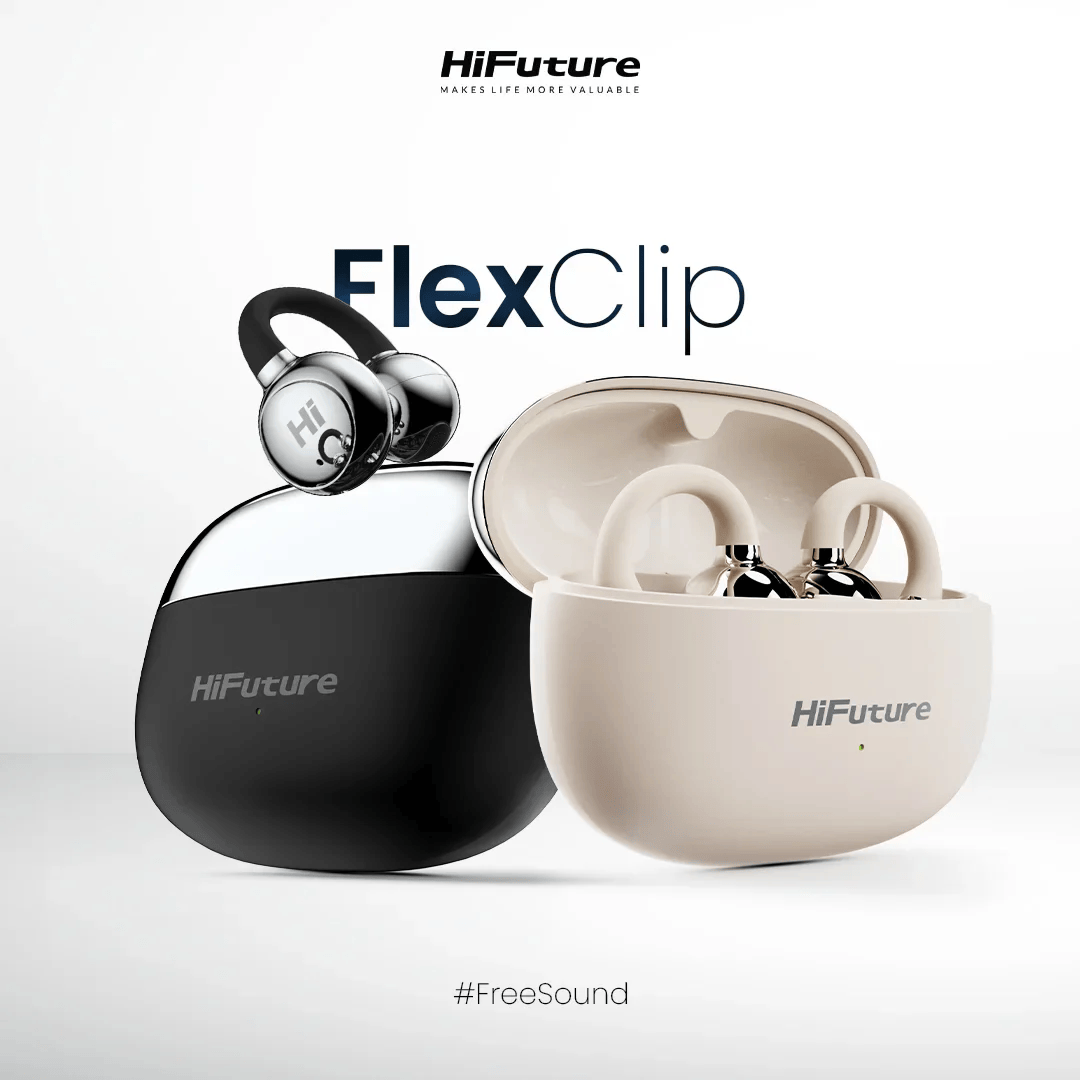 HIFUTURE FLEX CLIP OPEN EAR AUDIFONO BEIGE