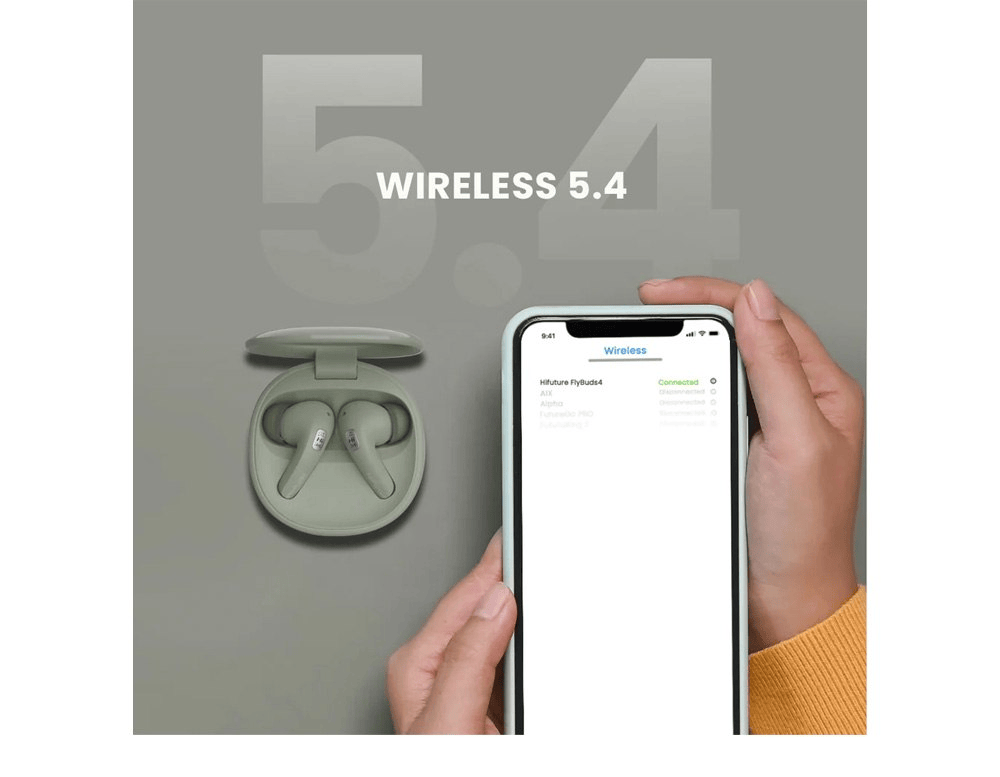 HIFUTURE FLYBUDS4 ANC TRUE WIRELESS MATCHA