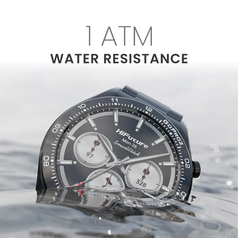 HIFUTURE GO PRO2 STAINLESS STEEL SMARTWATCH SILVER