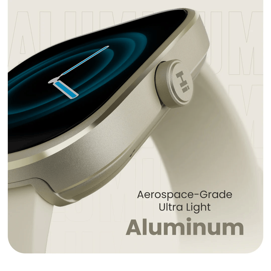 HIFUTURE LUME PRO FASHION ALUMINUN SMARTWATCH TITANIUM