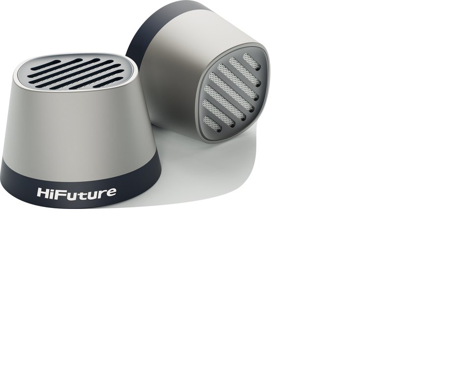 HIFUTURE MEGA S WIRELESS BOCINA CON CARGA INALAMBRICA SILVER