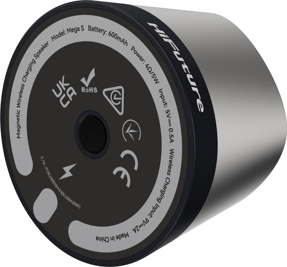 HIFUTURE MEGA S WIRELESS BOCINA CON CARGA INALAMBRICA SILVER
