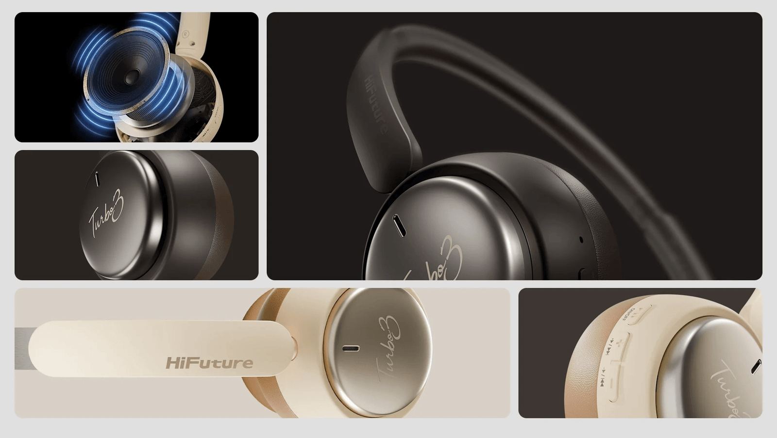 HIFUTURE TURBO3 ON-EAR ANC WIRELESS LATTEVentas Guate