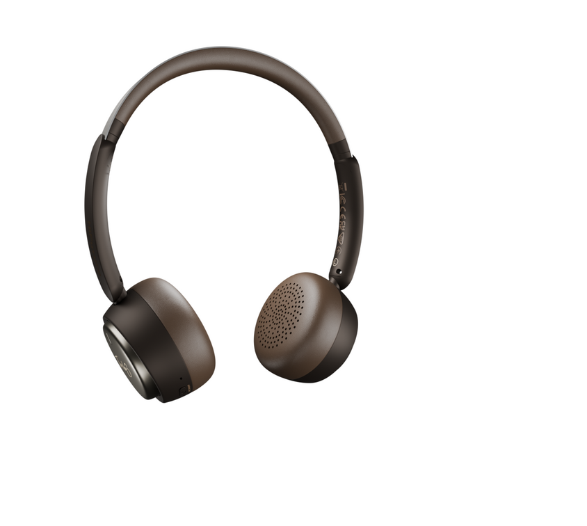 HIFUTURE AUDIFONOS TURBO3 ON-EAR ANC WIRELESS BROWN
