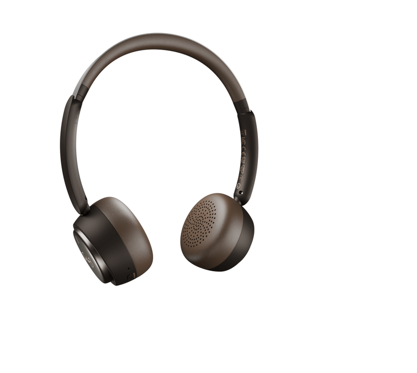 HIFUTURE AUDIFONOS TURBO3 ON-EAR ANC WIRELESS BROWN