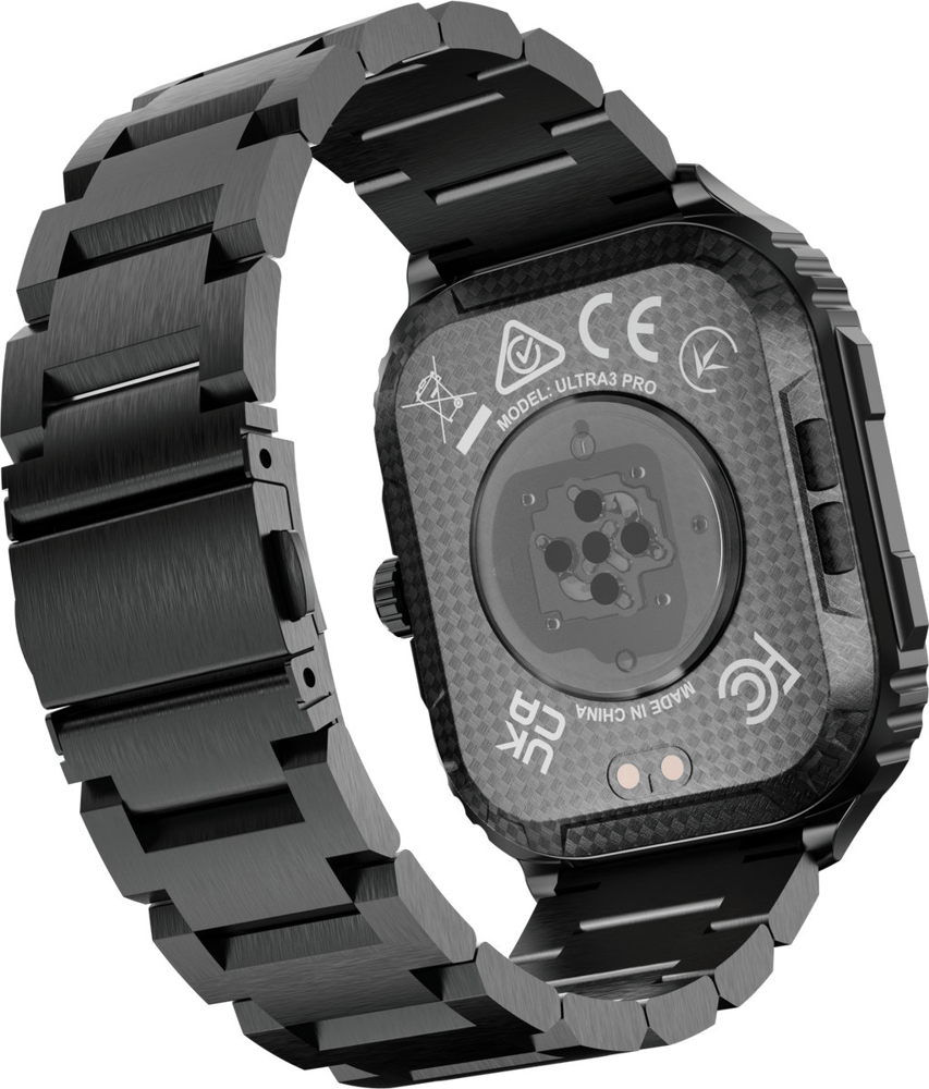 HIFUTURE ULTRA3 PRO STAINLESS STEEL SMARTWATCH NEGRO