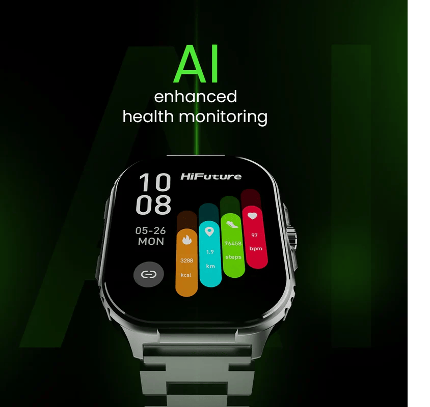 HIFUTURE ULTRA3 PRO STAINLESS STEEL SMARTWATCH SILVER