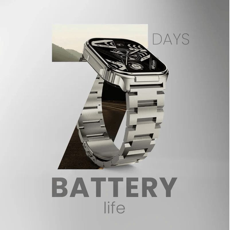 HIFUTURE ULTRA3 PRO STAINLESS STEEL SMARTWATCH SILVER