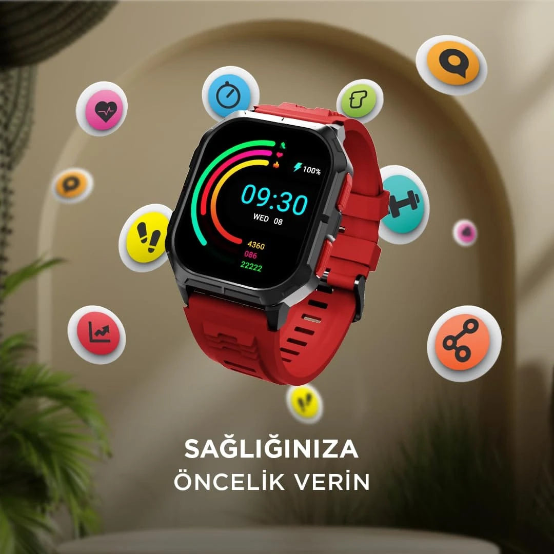 HIFUTURE ULTRA3 SPORT SMARTWATCH ROJO