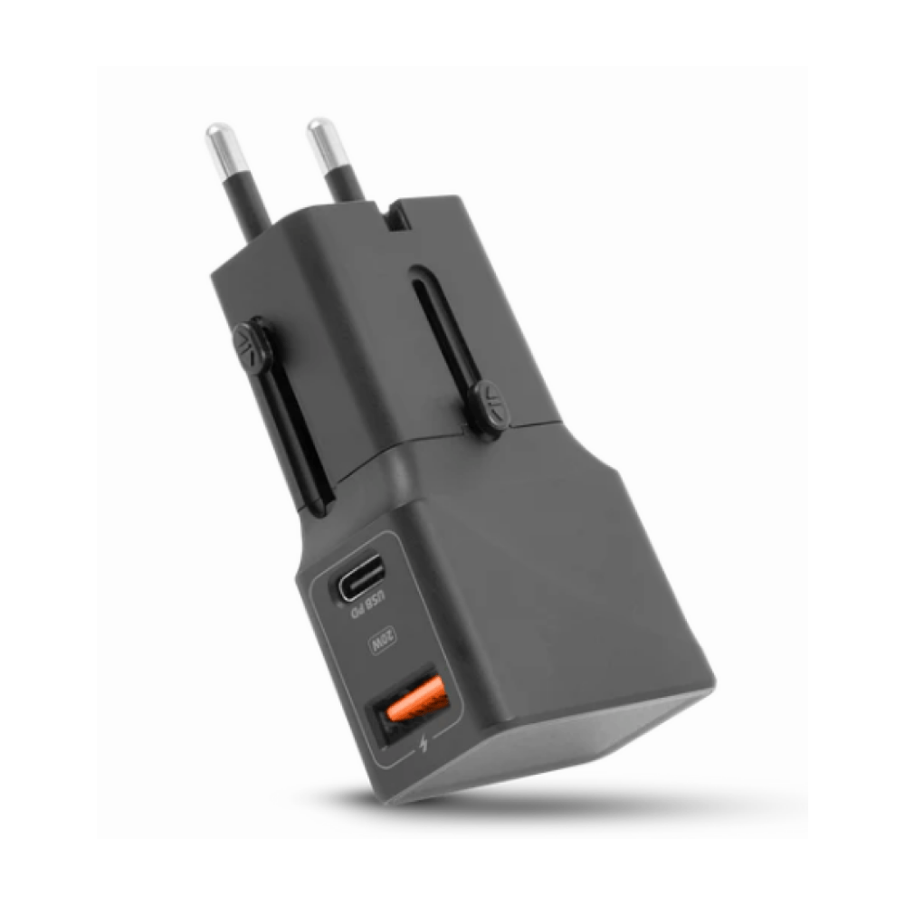 Adaptador universal LOGiiX World Traveler Lite 2024 negro Guatemala