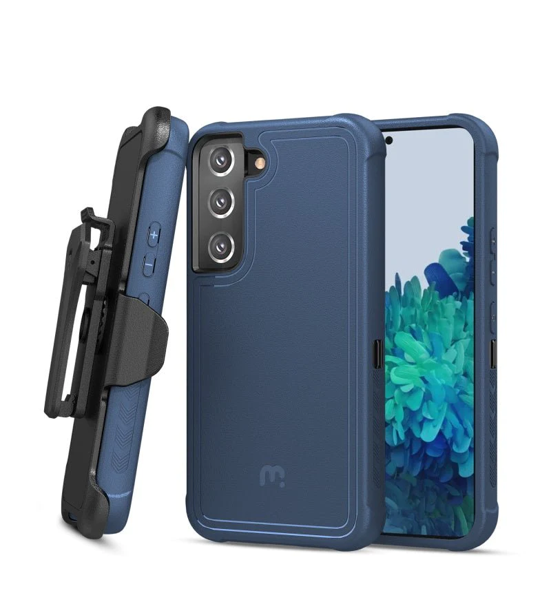 L-MYBAT MAVERICK ANTIMICROBIAL CON HOLSTER GALAXY S22 AZUL