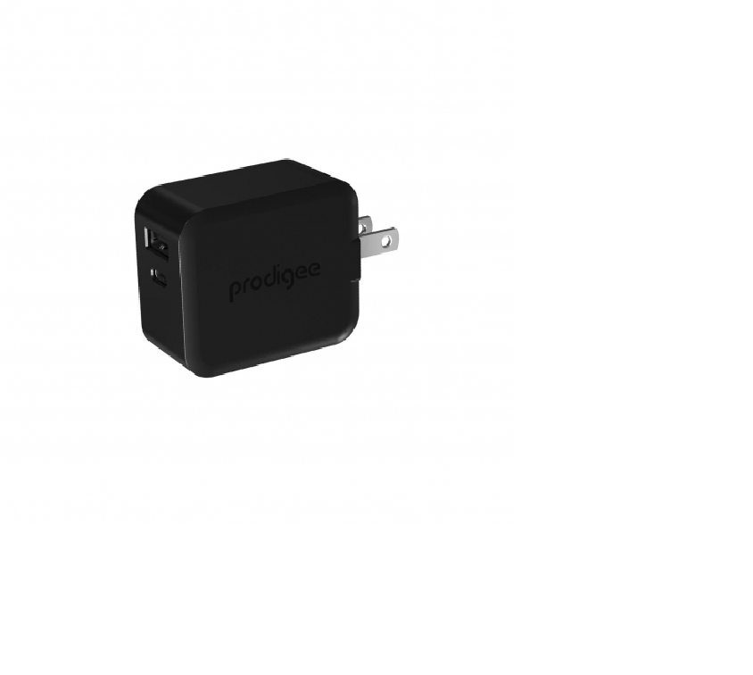 PRODIGEE ENERGEE CARGADOR DE PARED 32W DUAL NEGRO