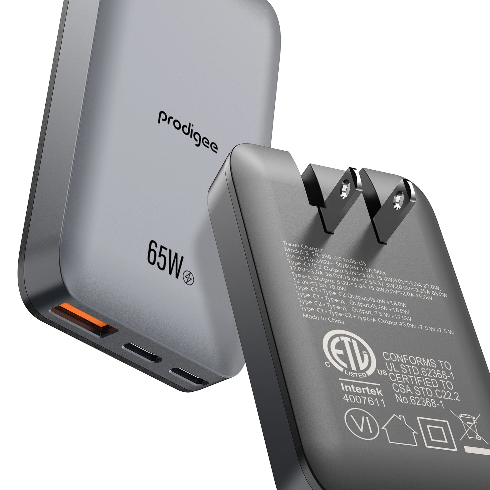 PRODIGEE ENERGEE ULTRA SLIM CUBO DE CARGA DE PARED 65W