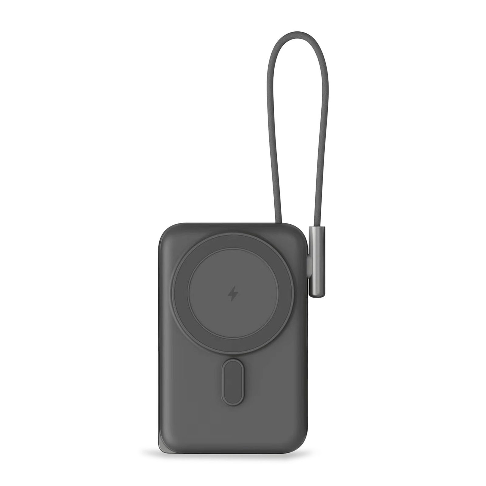 Power bank Prodigee MagPower To-Go 10,000 mAh cargando un iPhone con MagSafe