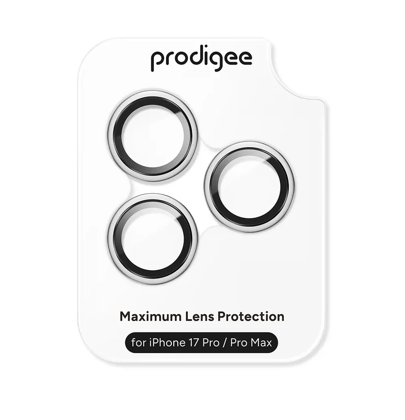 PRODIGEE SUPER GLASS CAMERA IPHONE 17 PRO/PRO MAX SILVER