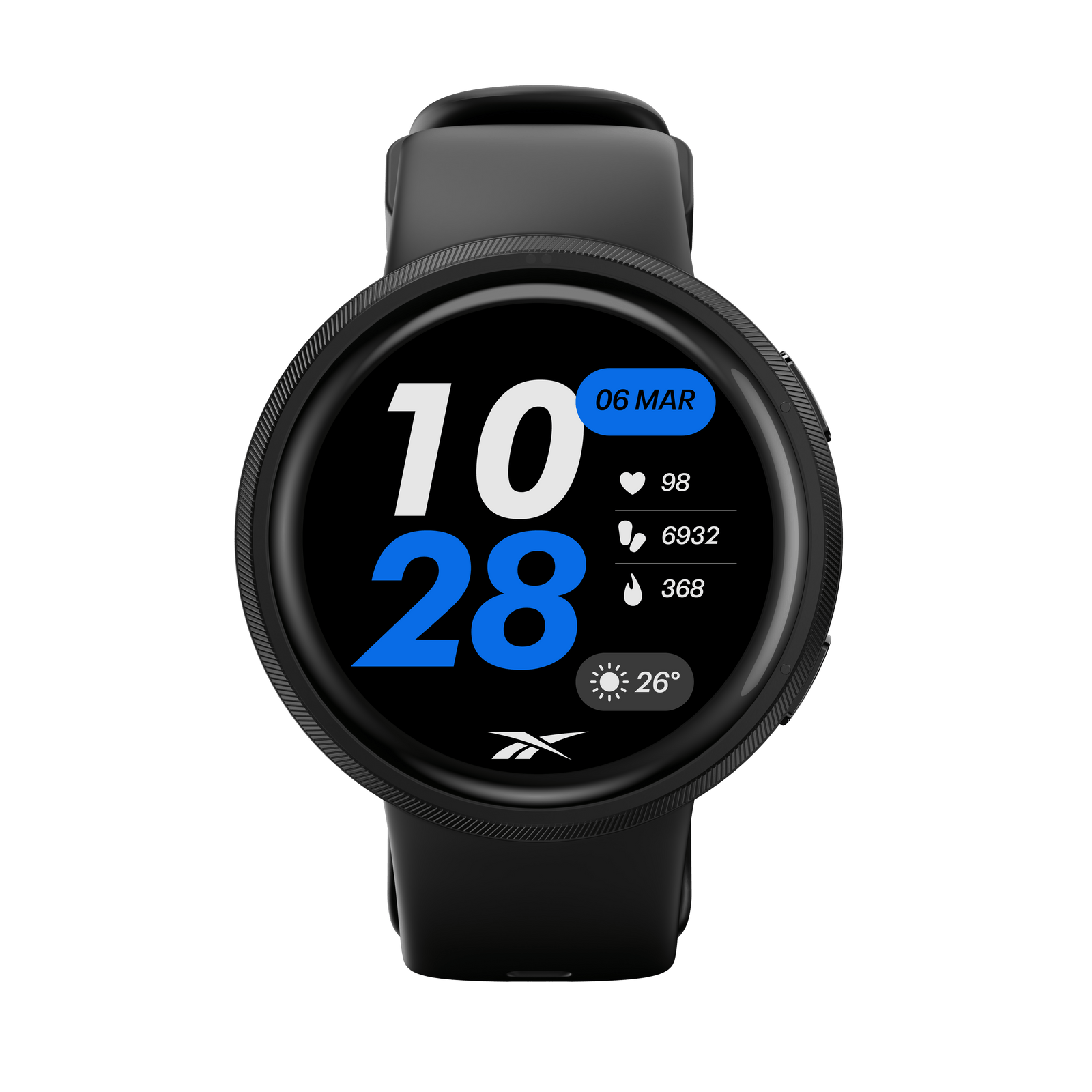 REEBOK RUSH SMARTWATCH MIDNIGHT BLACK