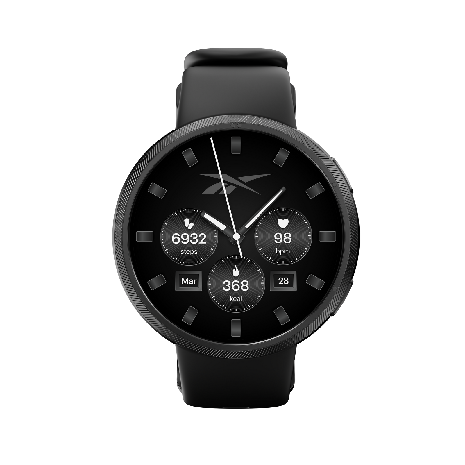 REEBOK STRIDE SMARTWATCH MIDNIGHT BLACK