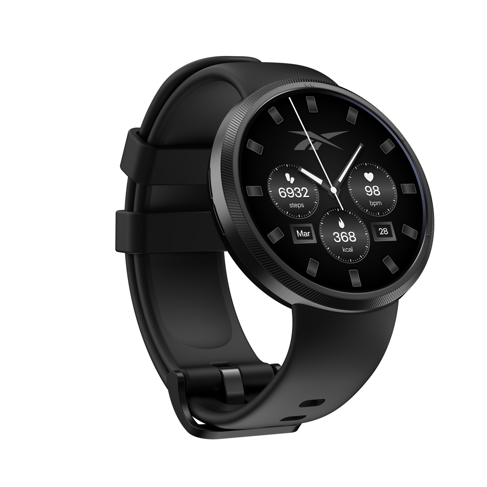 REEBOK STRIDE SMARTWATCH MIDNIGHT BLACK