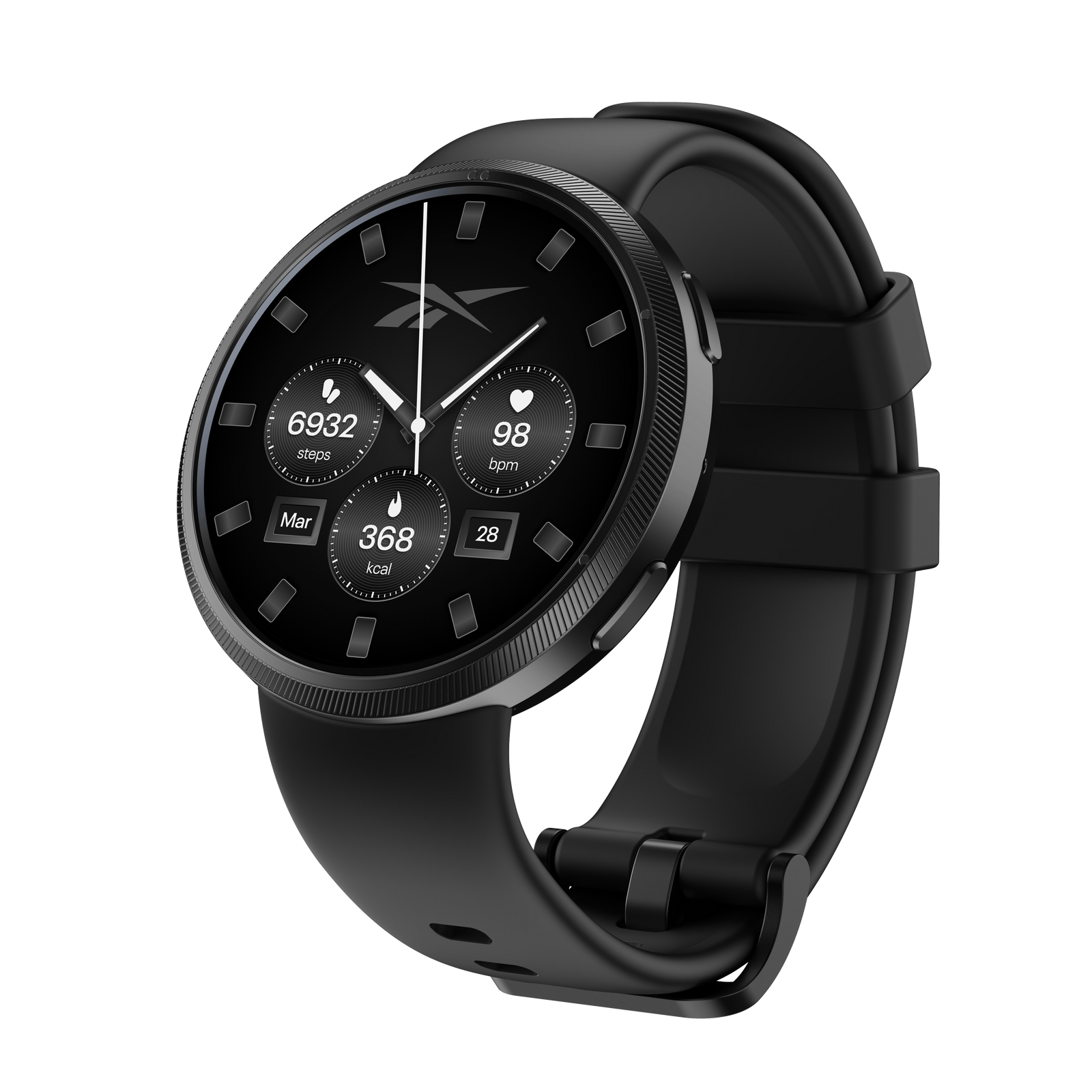 REEBOK STRIDE SMARTWATCH MIDNIGHT BLACK