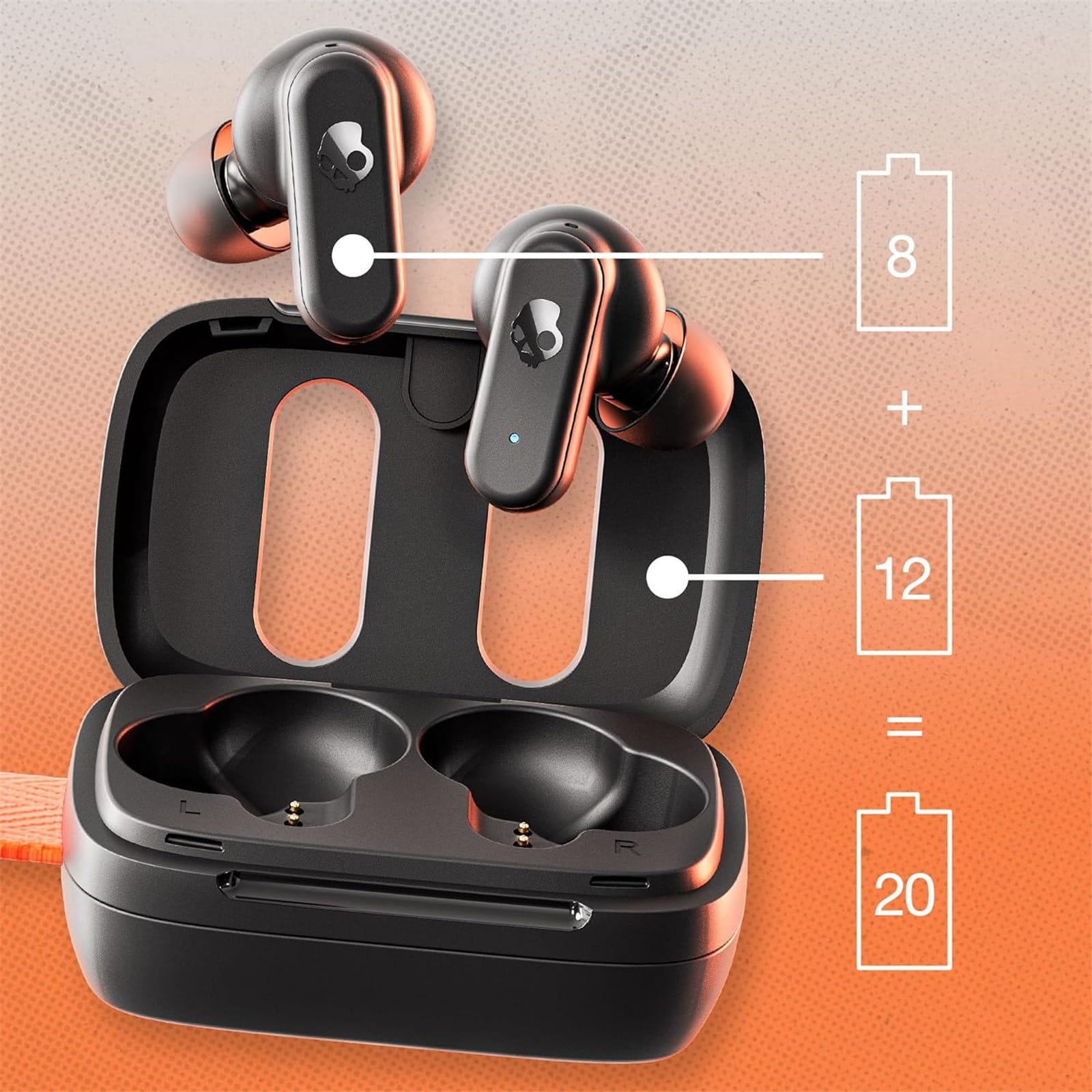 SKULLCANDY DIME 3 TRUE WIRELESS BLACK