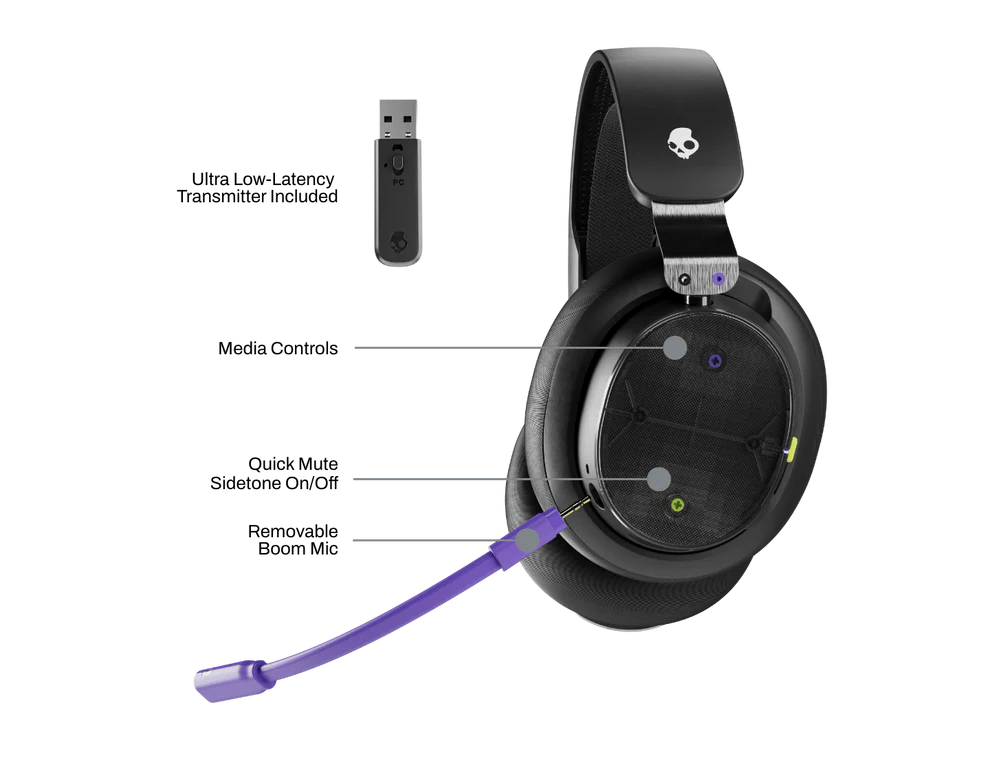 Skullcandy PLYR con Bluetooth Multipoint y 24 horas de batería