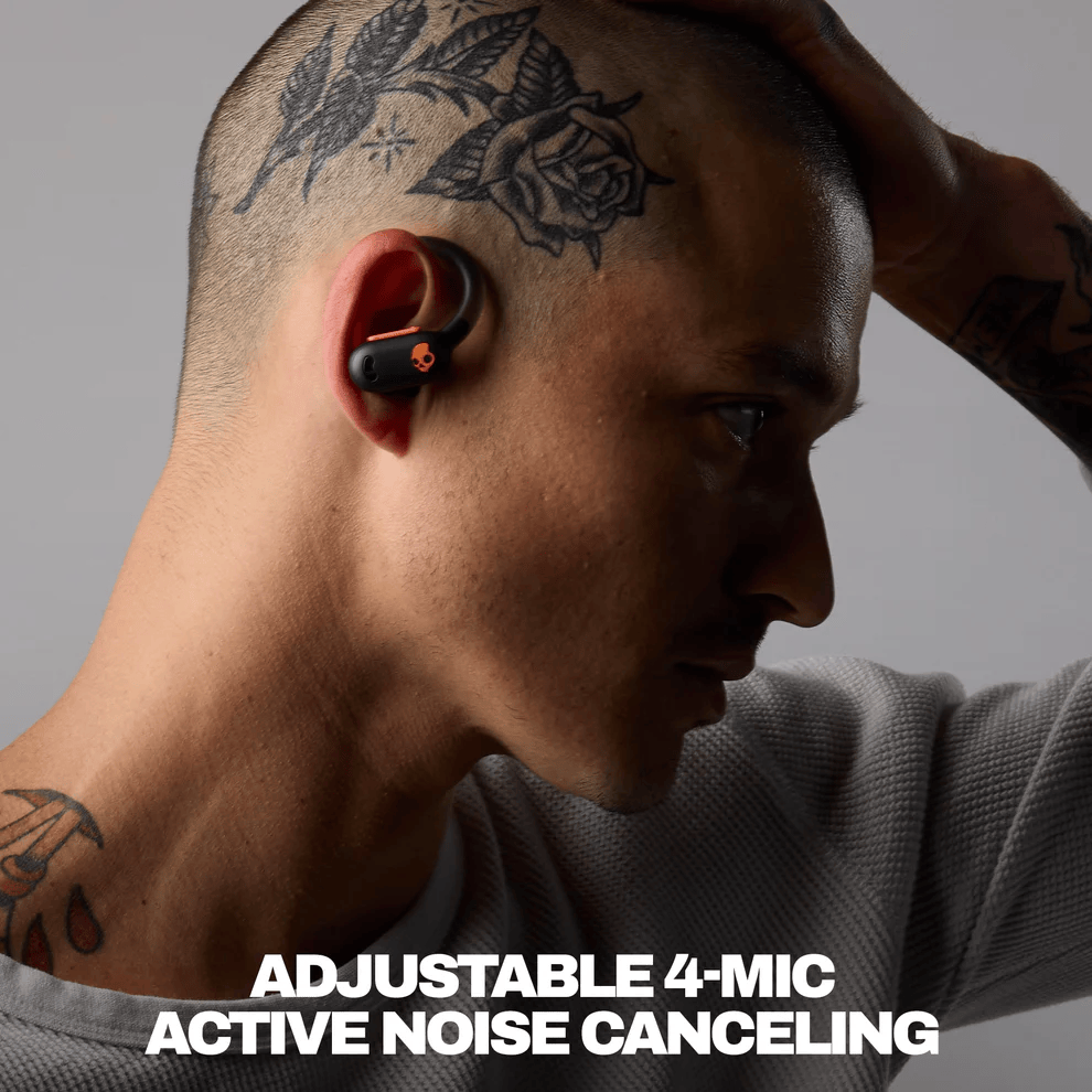 SKULLCANDY PUSH ANC ACTIVE AUDIFONO BLUETOOTH NEGRO/NARANJA