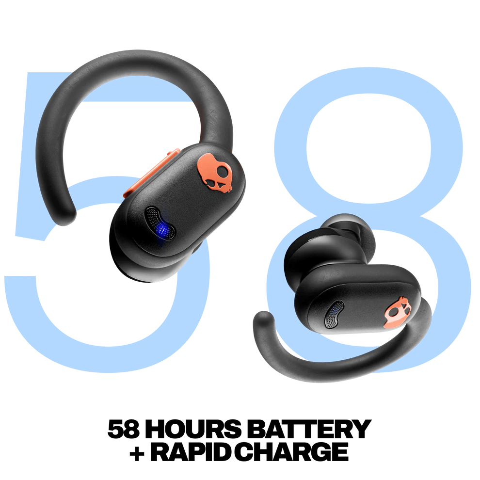 SKULLCANDY PUSH ANC ACTIVE AUDIFONO BLUETOOTH NEGRO/NARANJA