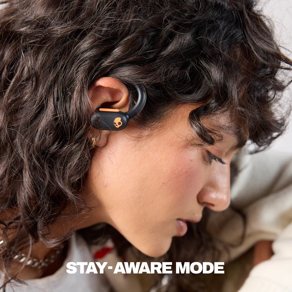 SKULLCANDY PUSH ANC ACTIVE AUDIFONO BLUETOOTH NEGRO/NARANJA