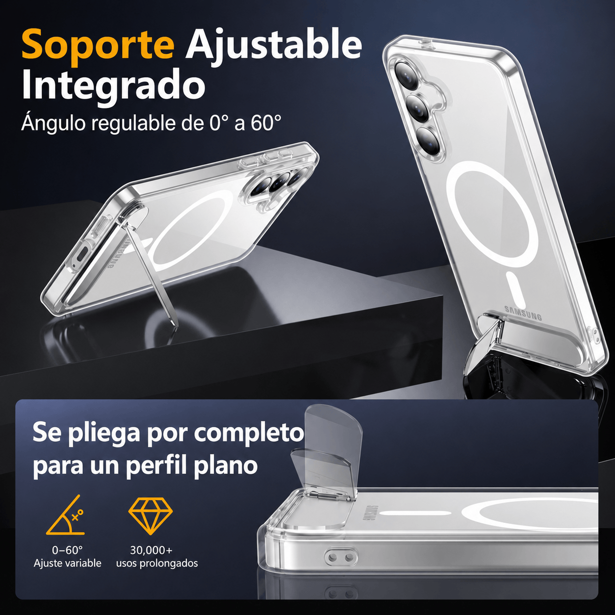 Spidercase Funda Magnética para Samsung Galaxy S25 FE