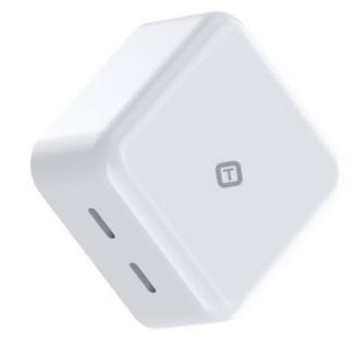 TEKYA CUBO DE CARGA PARED DUAL USB-C 35W BLANCO