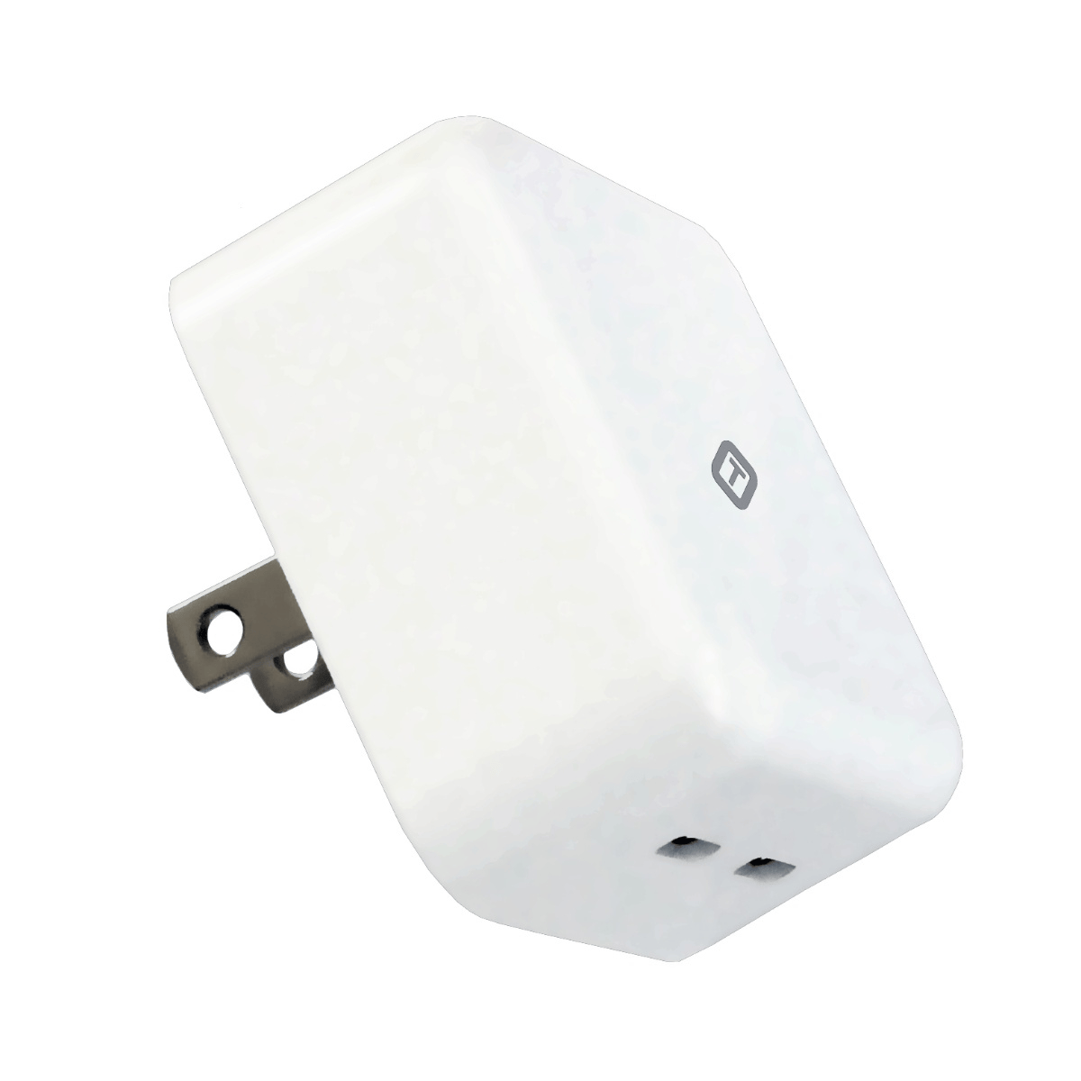 TEKYA CUBO DE CARGA PARED DUAL USB-C 35W BLANCO