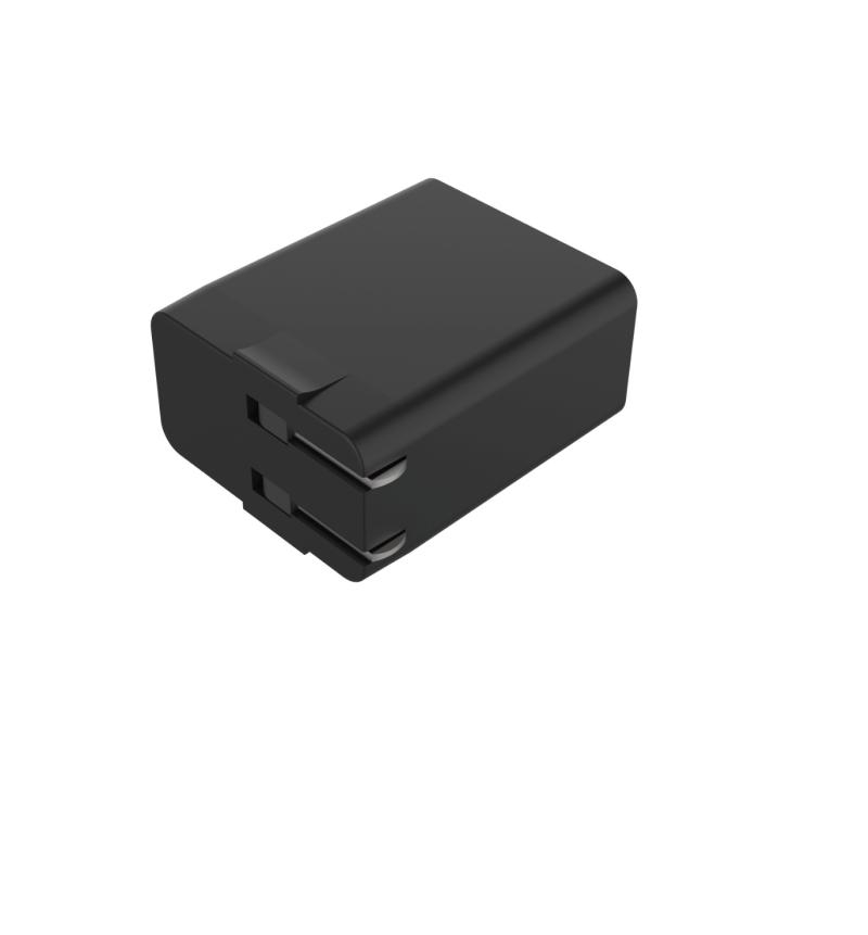 TEKYA CUBO PARA PARED DUAL TIPO C Y USB 30W NEGRO